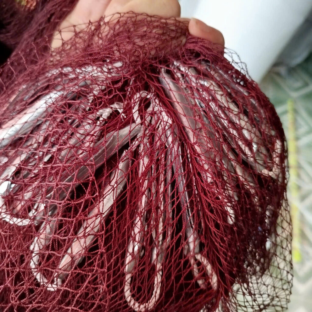 chài dù  kẹp chì truyền thống